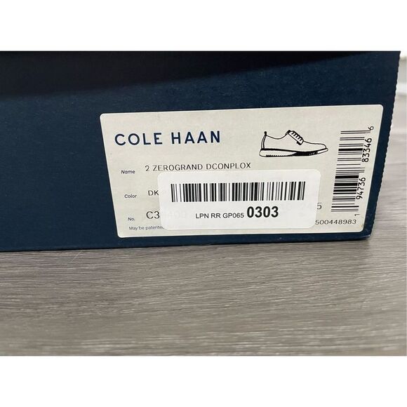 Cole Haan Men's 2.Zerogrand Plain Oxford Dark Brown Leather Men’s 7M NIB - Picture 4 of 11
